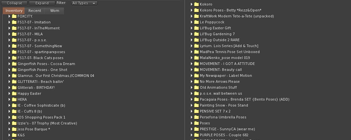 How to organise your poses and backdrops?