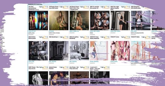 How to organise your SL poses and backdrops?