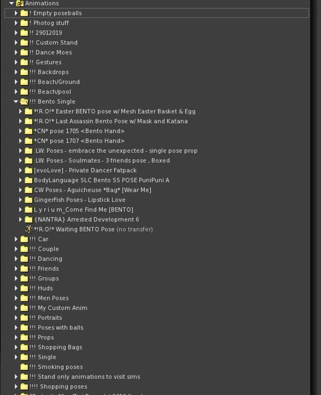 How to organise your poses and backdrops?