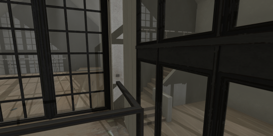 This weekend's sales introduced me to a new abode created by Charlotte Bartlett, the talented mind behind Scarlet Creative. Now, I have an array of Scarlet's houses nestled in my inventory – it's a love-hate saga, akin to a dramatic soap opera minus the dramatic music. One puzzling aspect of Scarlet Creative's architectural ethos always baffles me – the curious case of the 'low-hung door handles'. I mean, are these homes designed for hobbits? One would need to stoop to the level of a curious toddler to reach these handles. Luckily, in the virtual realm of Second Life, we merely need to graze the door for it to swing open, but the design tickle never ceases to amuse me. Surely, I can't be the lone ranger in noticing this, right? Anyway, I decided to inspect this new dwelling. It's a snug two-storey haven which I reckoned could have been handy for one of my smaller rentals. As it rezzed before my eyes, its lack of windows on the back and side had me skeptical. Two vast barren walls on a two-storey house just don’t scream 'home sweet home'. Yet, what truly captured my whimsy was the avatar standing on the balcony of the first floor. The railing hit right at her shoulders. So, I ventured inside to validate this newfound anomaly. My avatar, of a pretty average stature, found this to be a novel kind of armrest. And lo and behold, the railing downstairs was at a shoulder-hugging height. The design seemed to defy the laws of ergonomics. An architectural choice that left me both amused and puzzled. Is this a new style statement in the realm of virtual real estate? Only Charlotte knows. Now, the pragmatic ones among you might chime in, "But Pris, it's modifiable, tweak it to your heart's content!" Oh, I’ve danced the modification waltz with Scarlet Creative's designs before. And let me tell you, it’s no easy feat, especially with the baked shadows lurking around. Modification in Scarlet Creative’s world is akin to navigating through a maze, blindfolded. But hey, at a mere 75L, I took the bait, once again embroiled in the love-hate tango with Scarlet's whimsical world of design. The sliding doors also came into my attention. Or rather, the sound they made did. Instead of a sleek swoosh befitting the sliding style, they echoed the creak of a classic door swing. Oh, the audio-visual mismatch! Though, let’s face it, not many in Second Life share my ear for the door-decor discord. With a click and a drag, the resizing saga commenced. The house shrank, the railing found its rightful place, albeit turning the cozy space a tad cozier. A small victory, and the prim weight lightened from 34 to 26 — a silver lining, perhaps? I decided to resize only the railing, and to my surprise, it worked well for the patio. However, things took a dark (or should I say shadowy?) turn when I reached the upstairs balcony. Hello, baked-on shadows, my old foes. Though a black mark flirted with the aesthetics, a smart placement of a leafy companion could cover up the minor misstep. At the pocket-friendly price of 75L, who could really bemoan a few quirky quirks? It flung open the doors (creak and all) to a whimsical exploration into the ever-amusing, ever-creative, world of Scarlet Creative.